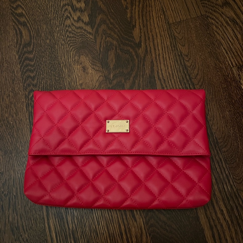 St. John red clutch